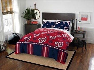 The Northwest Company MLB 875 Washington Nationals Queen Bed In a Bag Set
