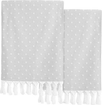 Linum Home Textiles Ephesus Pestemal Pack of 2 100% Turkish Cotton Beach Towel