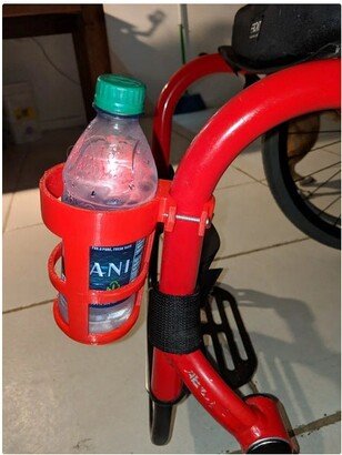 Wheelchair Cupholder/Bottle Can Container Accessible