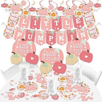 Big Dot of Happiness Girl Little Pumpkin - Fall Birthday Party or Baby Shower Supplies - Banner Decoration Kit - Fundle Bundle