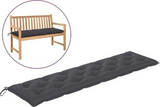 Garden Bench Cushion Anthracite 78.7x19.7x2.8 Oxford Fabric - 78.7x19.7x2.8