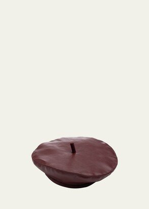 Carter Leather Beret