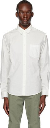 White Spread Collar Shirt-AC