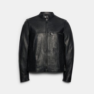 Leather Racer Jacket-AB