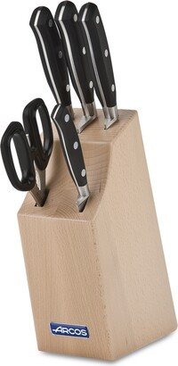 Arcos Riviera 5 Piece Block Set Cutlery