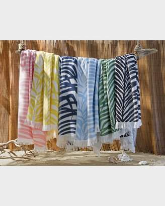 Matouk Schumacher Zebra Palm Beach Towel