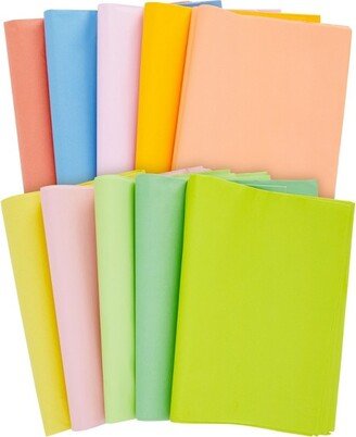 Juvale 120 Sheets Bulk Pastel Colored Tissue Paper for Gift Wrap Bags, Birthday Party Presents Wrapping, 10 Colors, 20 x 26 in