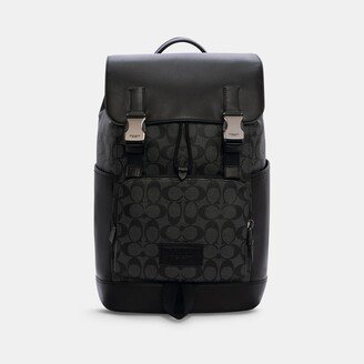 Track Backpack In Signature Canvas