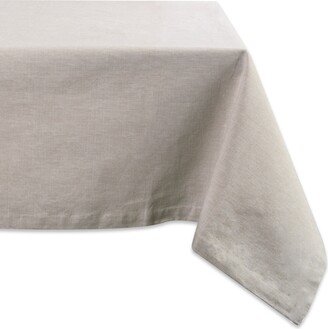 Solid Chambray Tablecloth 60 x 84