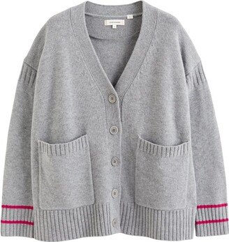 Recycled Wool-Cashmere Oversized Cardigan