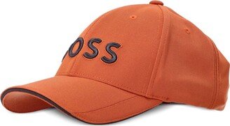 Logo-Embroidered Contrasting-Trim Cap