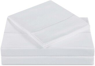 Classic Solid 310 Thread Count Cotton Sateen 3-Pc. Sheet Set, Twin