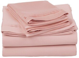 Egyptian Cotton 650-Thread Count Solid Deep Pocket Sheet Set-AA