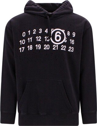 Logo Printed Drawstring Hoodie-BE