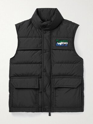 Arpasson Logo-Appliquéd Padded Recycled-Ripstop Down Gilet