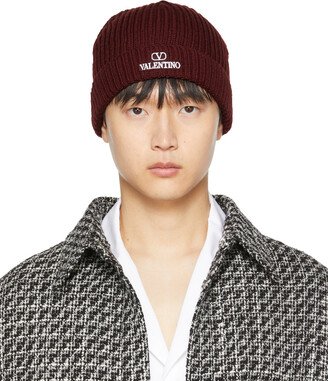 Burgundy Logo Beanie