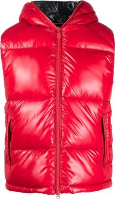 Dexter hooded padded gilet