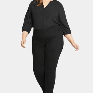 Skinny Ankle Pull-On Jeans In Plus Size