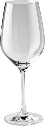 Predicat Burgundy White 6 Piece Glass Set, 13.6 oz