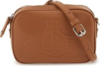 Anna Logo Embossed Camera Bag