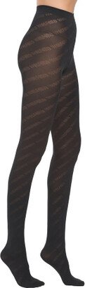 Monogram Jacquard Tights for Women