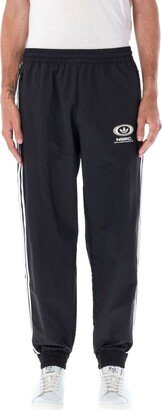 X No Sleep Rave Club Striped Track Pants