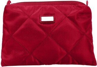 Quilted Zip Carry All Pod - Medium - Formula red