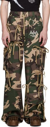 Khaki Modular Pocket Cargo Pants