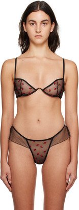 Black Coccinelle Underwire Bra