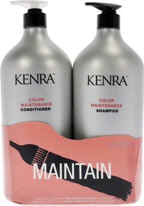 Color Maintenance Duo by for Unisex - 2 x 33.8 oz Shampoo and Conditioner