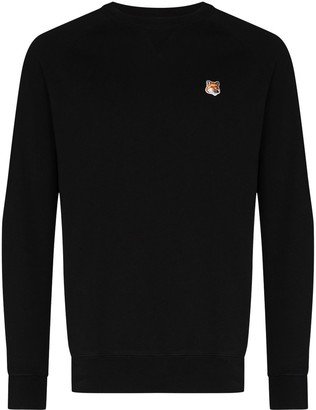 Fox-Patch Cotton Sweatshirt