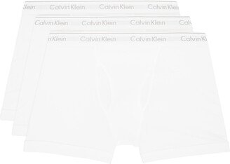 Three-Pack White Boxers-AB