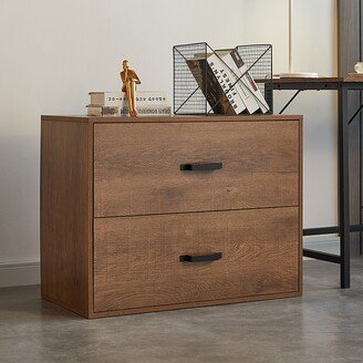 RASOO A file cabinet with two drawers
