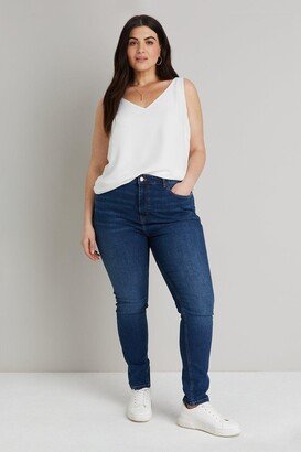 Womens Curve Ellie Skinny Leg Jeans