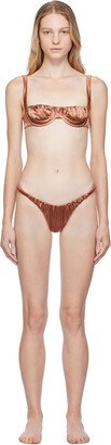 SSENSE Exclusive Brown Shelly Bikini