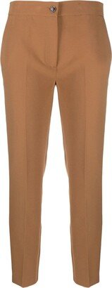 Tailored Slim-Cut Cigarette Trousers