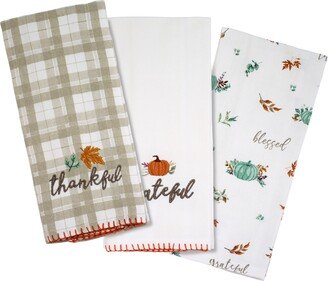 Grateful Patch 3 Piece Kitchen Towels