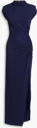 Apollo ruched jersey maxi dress