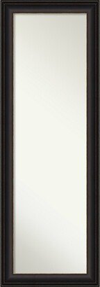 Non-Beveled Full Length On The Door Mirror - Trio Oil Rubbed Frame - Trio Oil Rubbed Bronze - Outer Size: 19 x 53 in