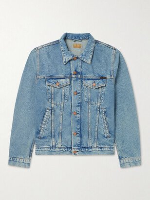 Robby Vintage Logo-Appliquéd Denim Jacket-AA