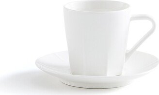 La Redoute Interieurs Set of 4 Aubin Coffee Cups and Saucers