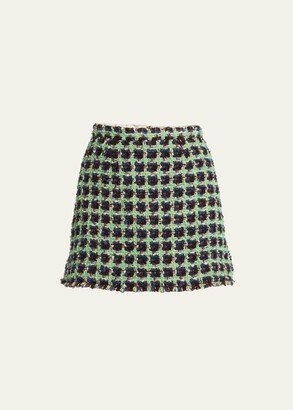 Tweed Mini Skirt-AI