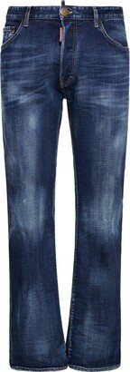 Bootcut cotton denim jeans-AA