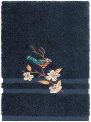 Spring Time Embellished Hand Towel - Midnight Blue