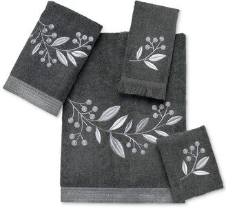 Madison Foliage Embroidered Cotton Hand Towel, 16