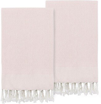 Turkish Cotton Fun in Paradise Pestemal Hand/Guest Towels - Set of 2-AA