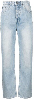 High-Waist Straight Jeans