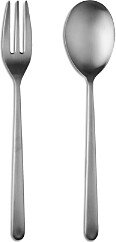Linea Ice Fork & Spoon 2 Piece Serving Set