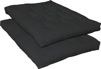 Gee 8 Inch Premium Foam Futon Mattress, 5 Layers of Cotton Padding, Black