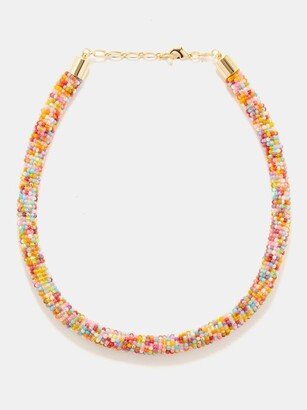 Joyride Beaded 18kt Gold-plated Necklace